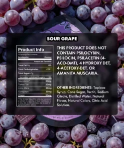 Sour Grape Extra-Strength Mushroom Gummies