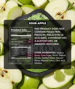 Sour Apple Extra-Strength Mushroom Gummies